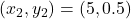 (x_2,y_2) = (5,0.5)