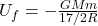 U_f=-\frac{GMm}{17/2 R}