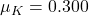 \mu_K=0.300