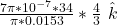 \frac{7 \pi * 10^{-7} *34}{\pi*0.0153}*\frac{4}{3} \ \hat{k}