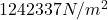 1242337 N/m^2