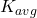 K_{avg}