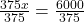 \frac{375x}{375} =\frac{6000}{375}