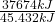 \frac{37674 kJ}{45.432 kJ}