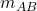 m_{AB}