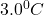 3.0^0C