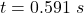 t=0.591\ s
