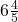 6\frac{4}{5}