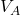 V_{A}