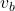 v_{b}