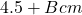 4.5+B cm