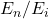 E_{n}/E_{i}