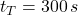 t_{T} = 300\,s