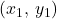 (x_1,\, y_1)