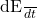 $\frac{dE}{dt}$