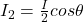 I_{2}= \frac{I}{2} cos\theta