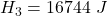 H_3  = 16744 \  J