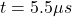 Rendered by QuickLaTeX.com t=5.5\mu s