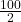 \frac{100}{2}