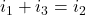 i_1+i_3=i_2