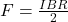 F=\frac{IBR}{2}