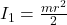 I_1=\frac{mr^2}{2}