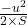 \frac{-u^2}{2\times S}