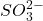 SO_3^{2-}