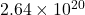 2.64\times 10^{20}