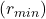 (r_{min})