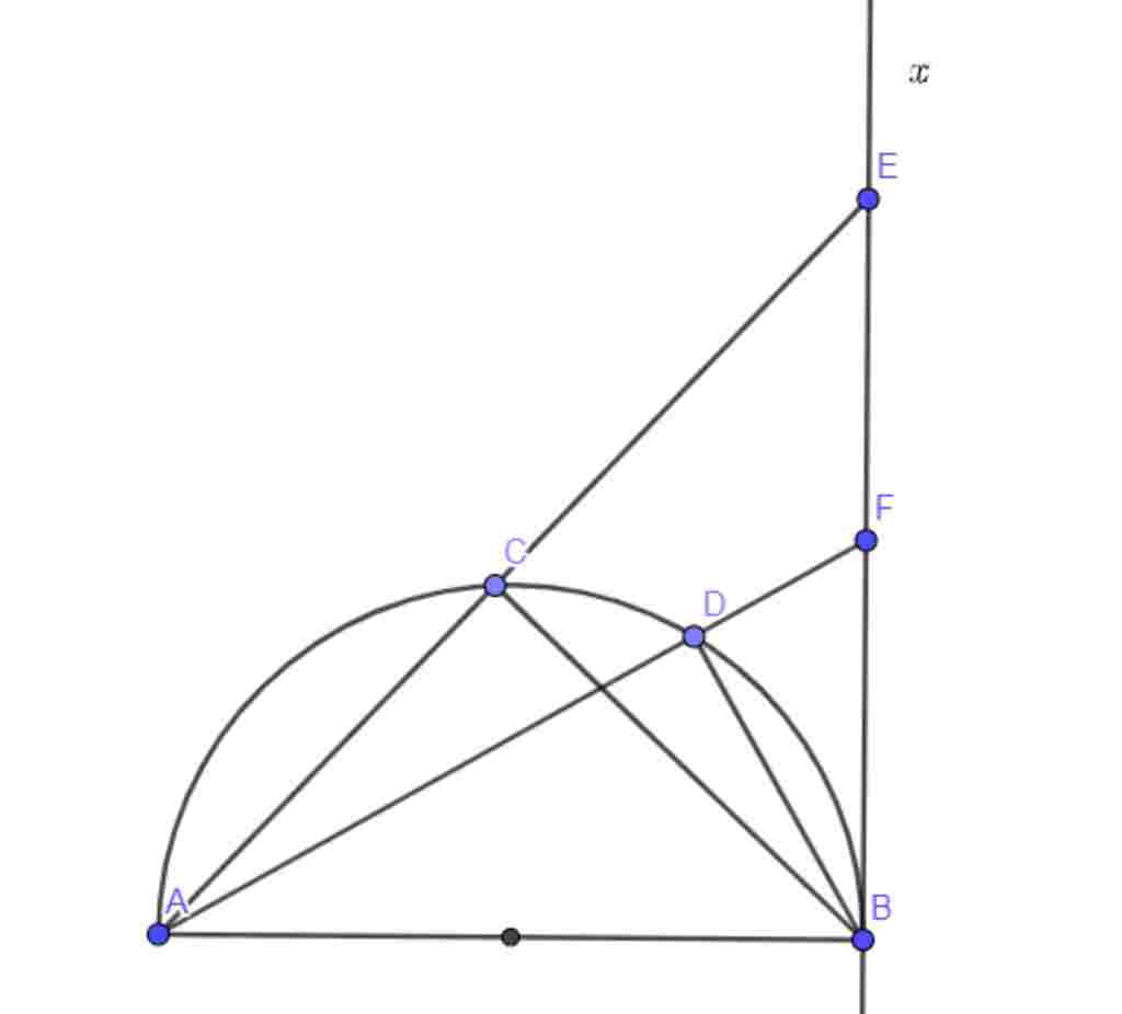 cho-nua-duong-tron-duong-kinh-ab-ke-tiep-tuyen-b-voi-nua-duong-tron-goi-c-la-diem-tren-nua-duong