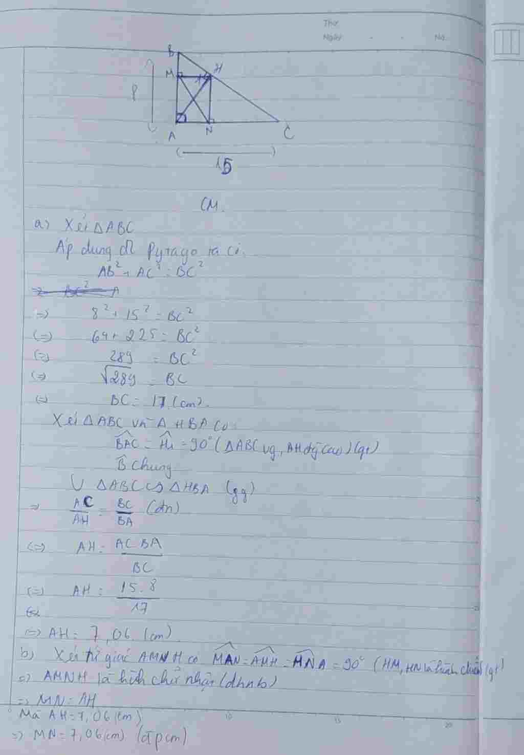 cho-tam-giac-abc-vuong-tai-a-co-ab-8cm-ac-15cm-duong-cao-ah-a-tinh-bc-ah-b-goi-m-n-lan-luot-la-h