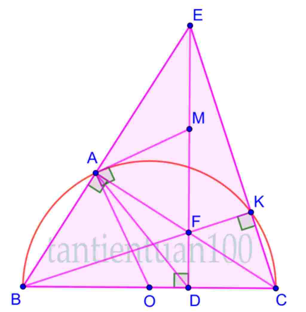 cho-tam-giac-abc-vuong-tai-a-noi-tiep-nua-duong-tron-duong-kinh-bc-tu-mot-diem-d-bat-ki-thuoc-ca