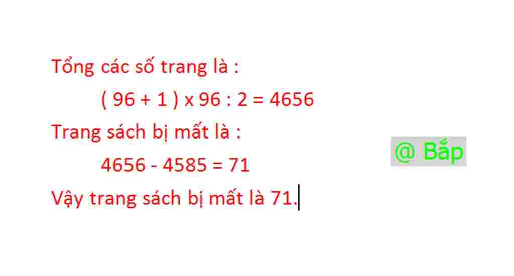 mot-cuon-sach-96-trang-bi-thieu-mat-1-trang-neu-nam-cong-cac-so-trang-con-lai-voi-nhau-thi-duoc