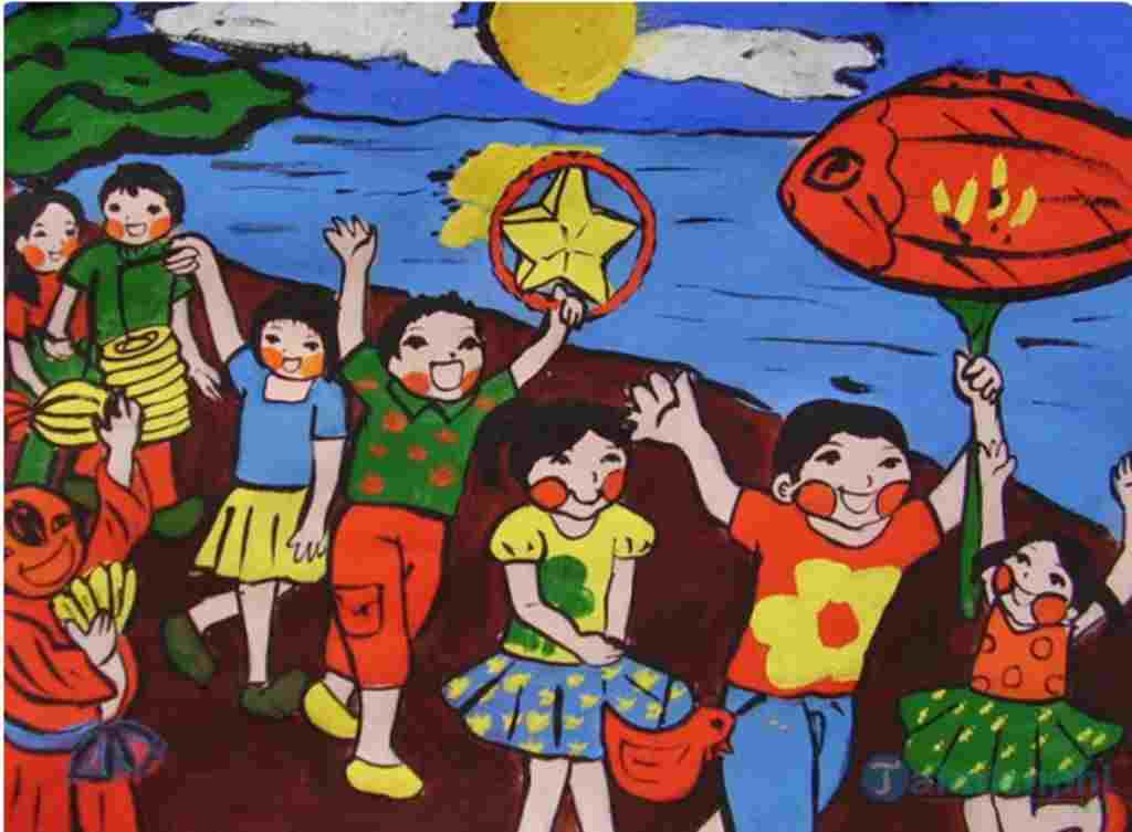 tim-mot-so-buc-tranh-ve-tre-em-ve-ngay-trung-thu