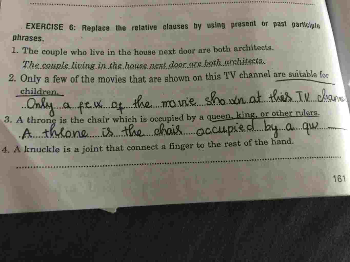 replace-the-relative-clauses-by-using-present-or-past-participle-phrases