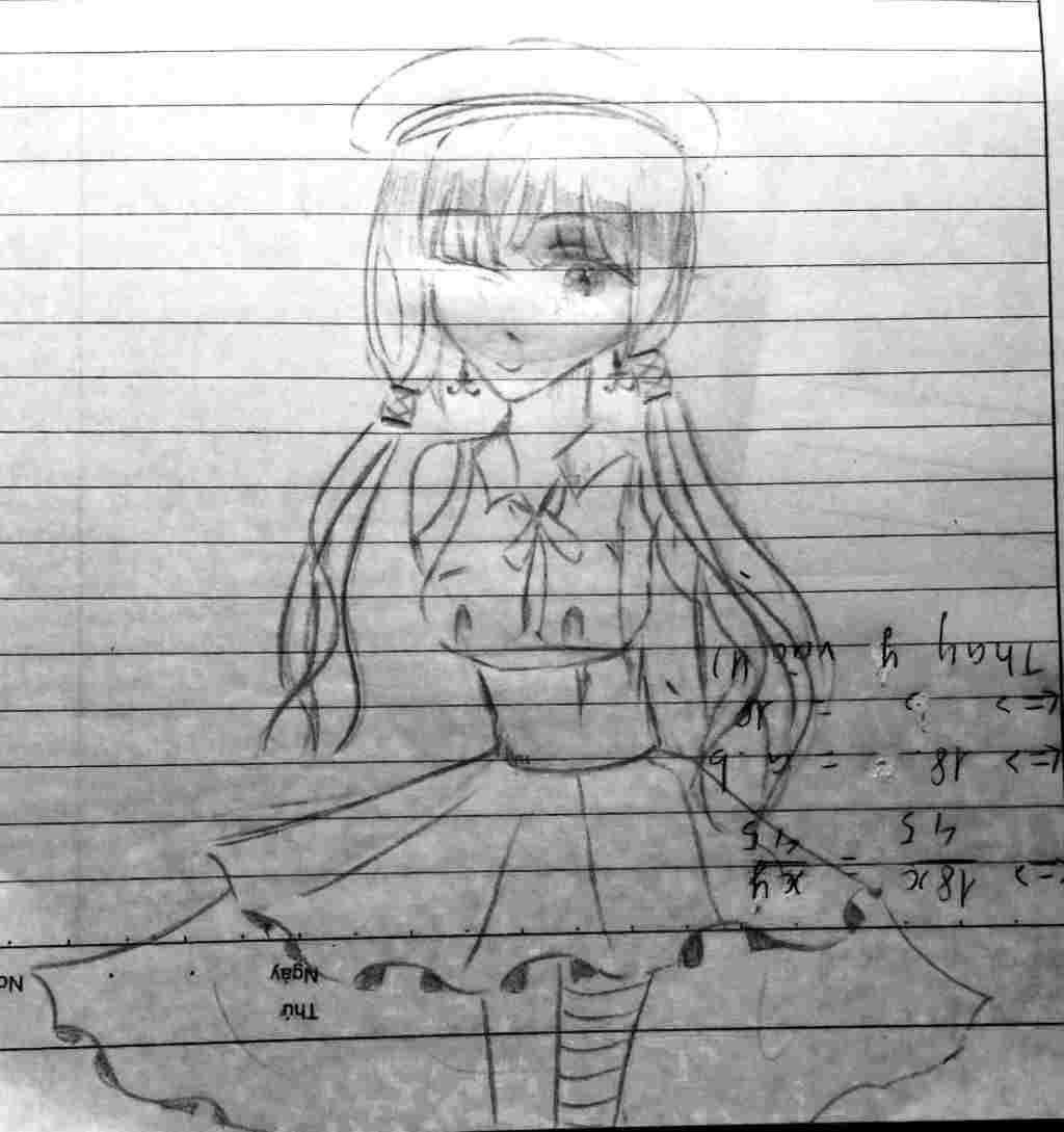 ve-tranh-anime-ngau-cute-no-chep-mang-nha