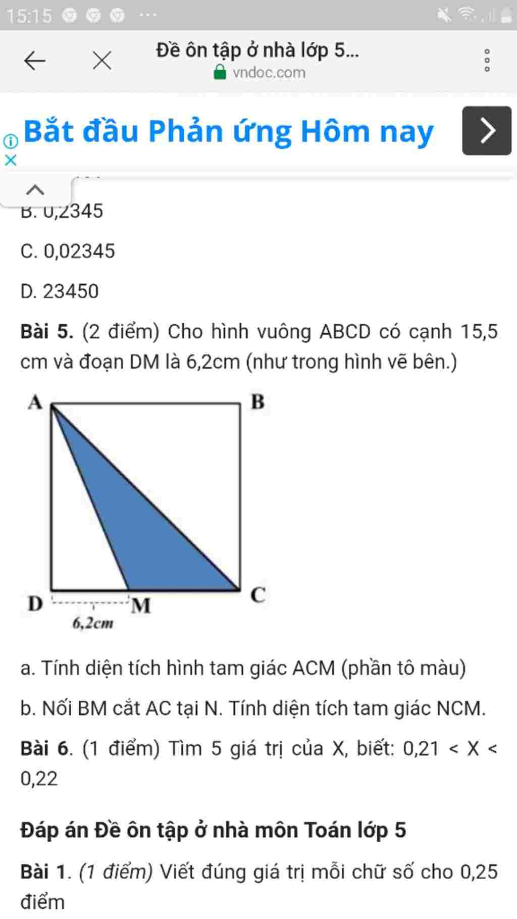 cho-hinh-vuong-abcd-co-canh-15-5cm-va-doan-dm-la-6-2-cm-nhu-trong-hinh-ve-a-tinh-dien-tich-hinh