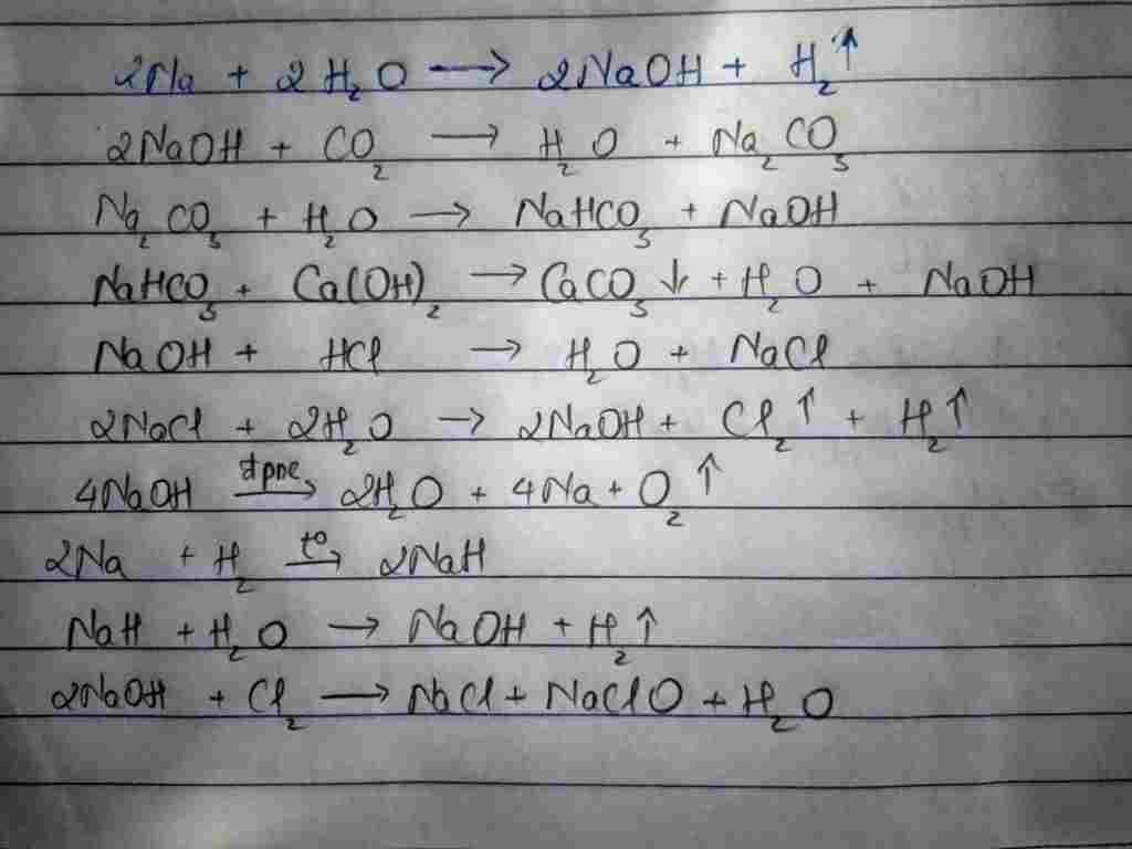 hoan-thanh-chuoi-bien-hoa-sau-na-naoh-na2co3-nahco3-naoh-nacl-naoh-na-nah-naoh-nacl-naocl