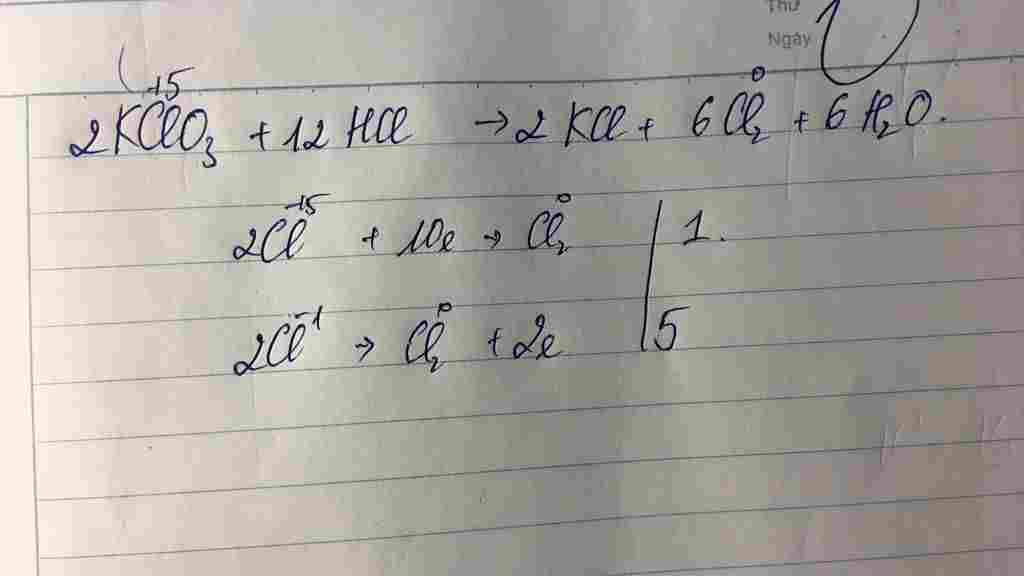 kclo3-hcl-kcl-cl2-h2o-can-bang-phuong-trinh-bang-phuong-phap-thang-bang-e