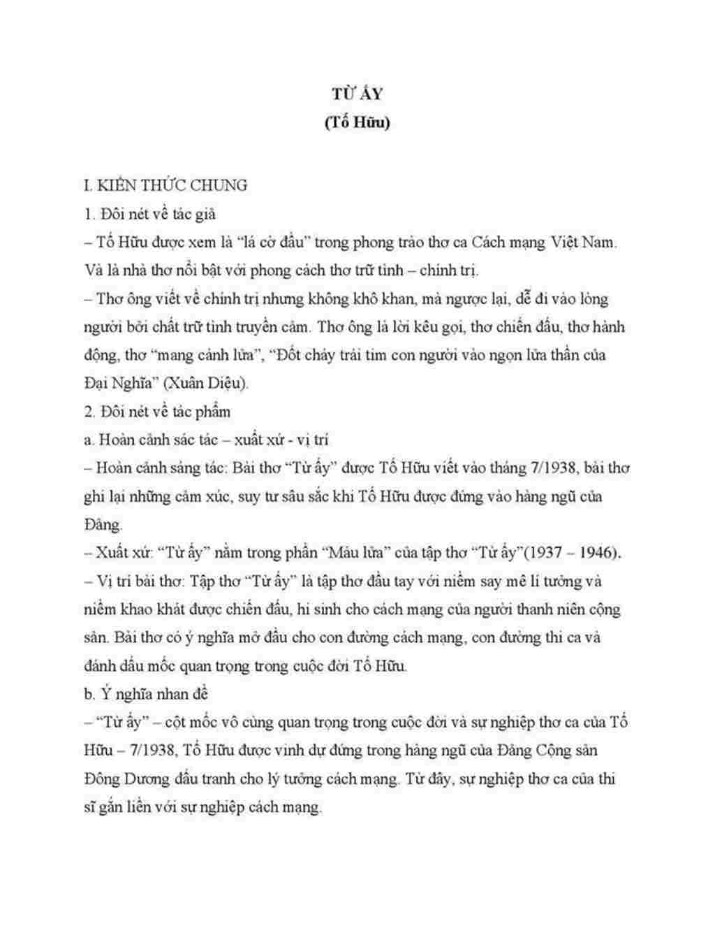 phan-tich-bai-tho-tu-ay-cua-to-huu-tu-do-nhan-et-ve-ve-dep-li-tuong-cach-mang-cua-nguoi-thanh-ni