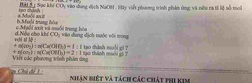 suc-khi-co2-vao-dung-dich-naoh-hay-viet-phuong-trinh-phan-ung-va-neu-ra-ti-le-so-mol-tao-thanh-a