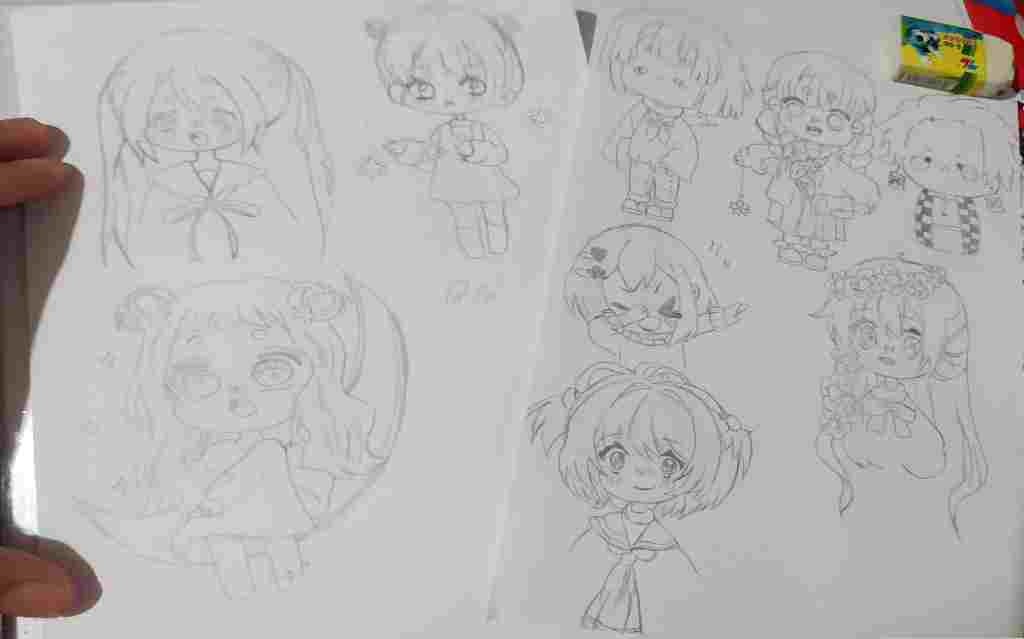 ve-cho-trang-mot-be-chibi-cute-nha-tranh-moi-nha-neu-ko-co-tranh-moi-thi-ve-tuong-tu-nhu-hinh-du
