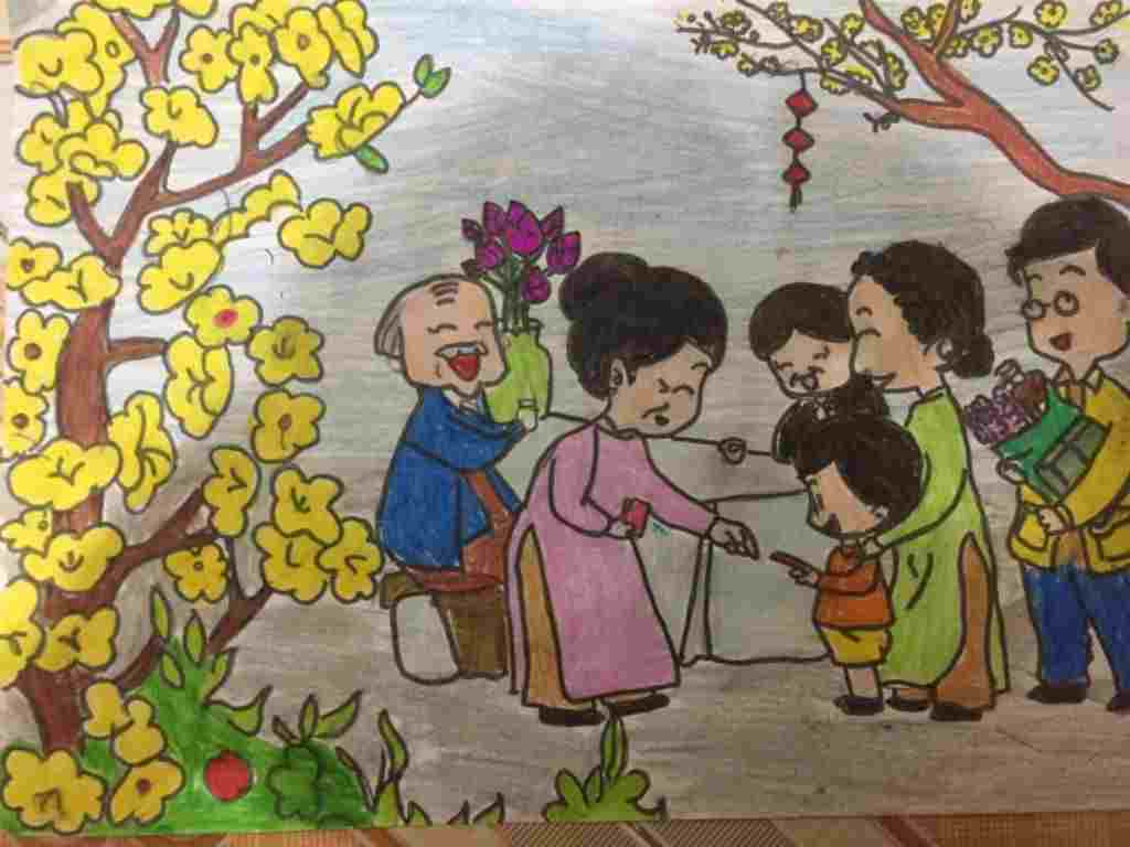 ve-tranh-de-tai-ngay-tet-va-mua-uan-khong-sao-chep-mang-hay-bat-cu-tai-lieu-nao-nha-phai-tu-ve-n