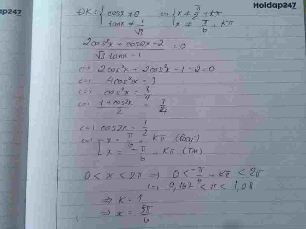 tim-tong-tat-ca-cac-nghiem-phuong-trinh-2co-2-cos2-2-can3-tan-1-0-tren-0-2pi